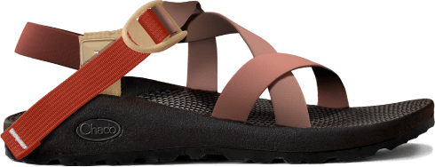 Side profile of Z/1 sandal in cinnamon clay.