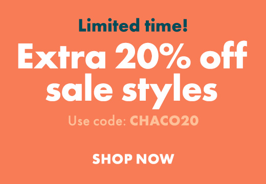Limited Time Extra 20% off sales styles. Use code Chaco20