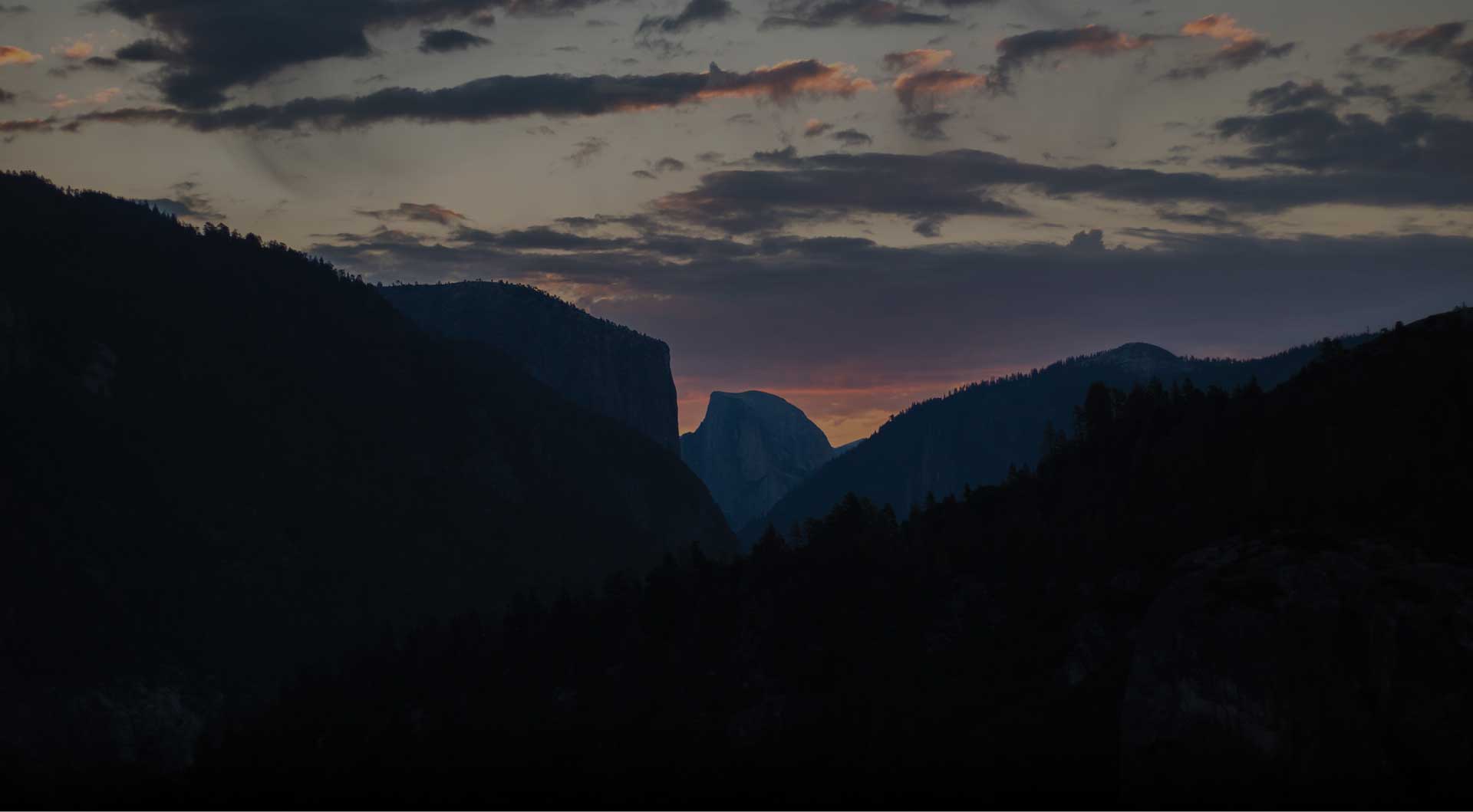 public land at sunset