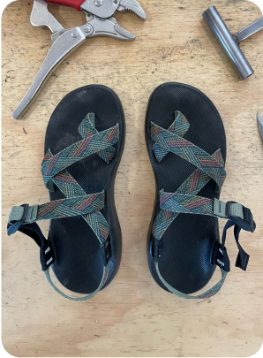 After image of a Chaco repair