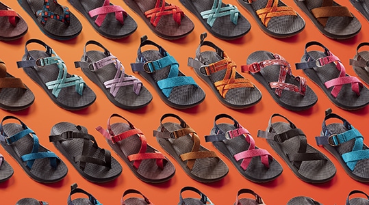 Assortment of Chaco Sandals