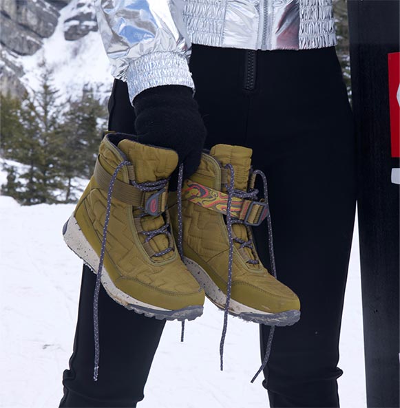 Chaco quilted boots