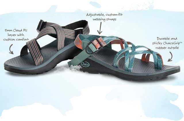 Most comfortable chacos
