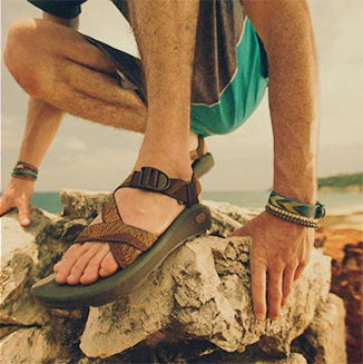 Climbing Rocks in Chacos